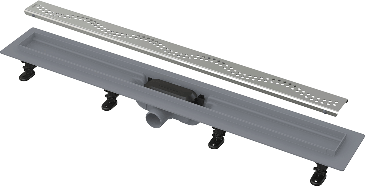 APZ8 Simple - Podlahový žlab s okrajem pro perforovaný rošt